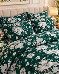 Sateen 6-pcs comforter set 8555
