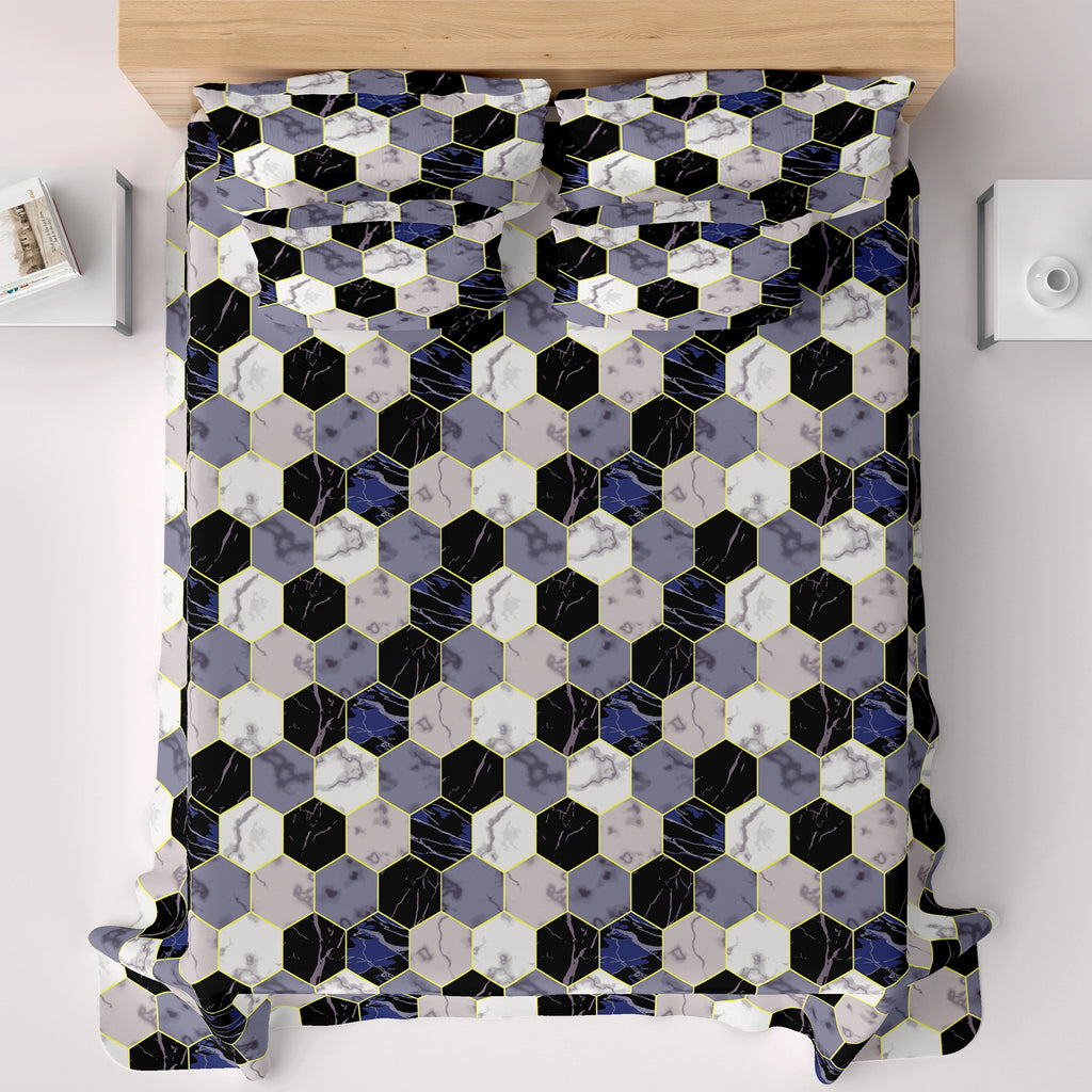 GILDED BLACKSTONE Sateen Bed Sheet Set