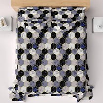 GILDED BLACKSTONE Sateen Bed Sheet Set