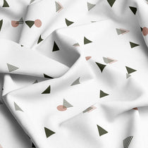WHITE AURA Sateen Bed Sheet Set