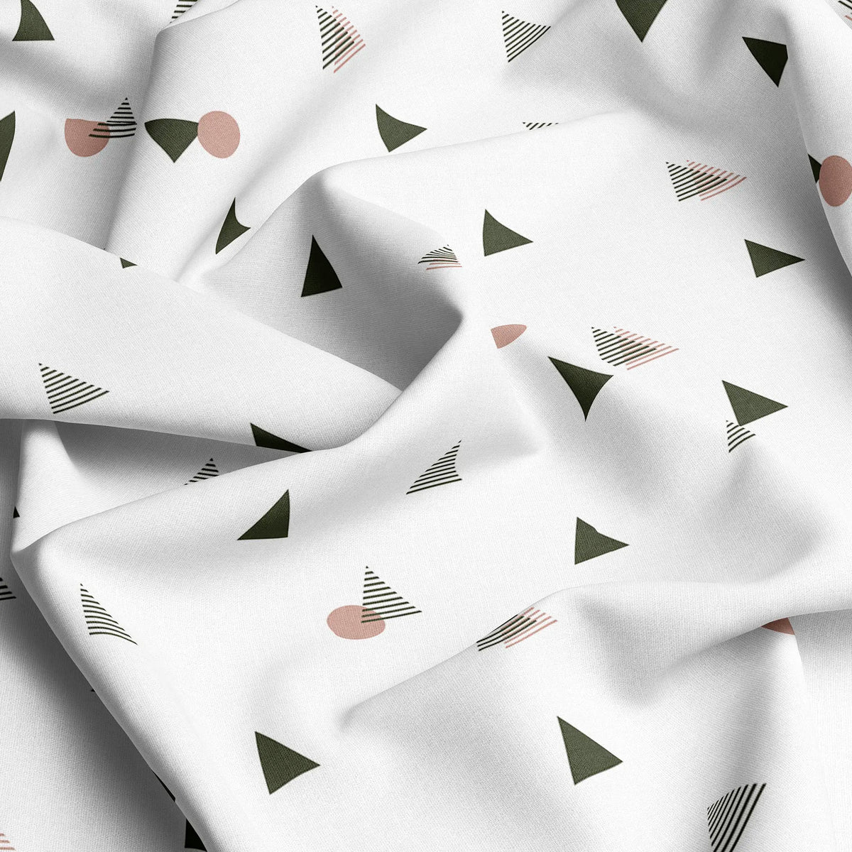 WHITE AURA Sateen Bed Sheet Set