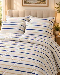 Striped Sateen 6-Pc Comforter Set