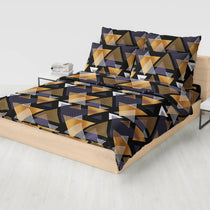 Triangle Abstract Sateen 6-Pc Comforter Set