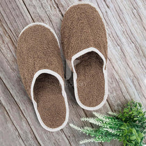 Pack of 2 towel slipper (light brown)