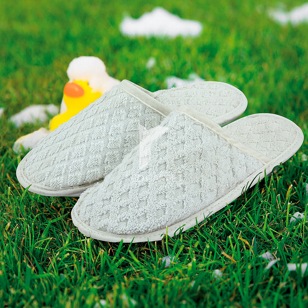 Pack of 2 towel slipper (n/white)