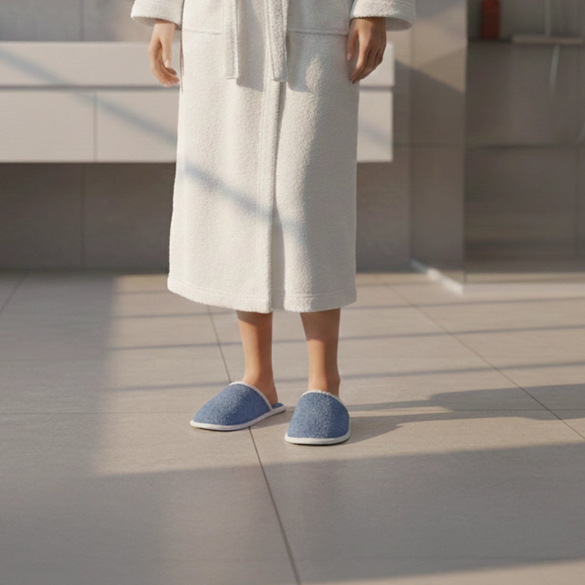 Towel slipper (Sky Blue)