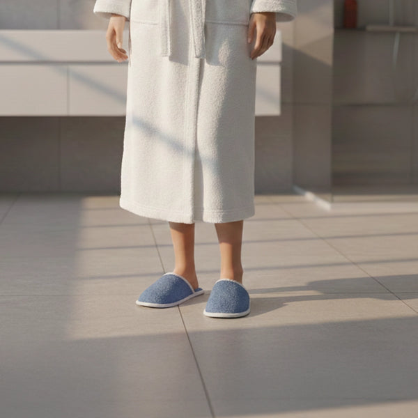 Towel slipper (Sky Blue)