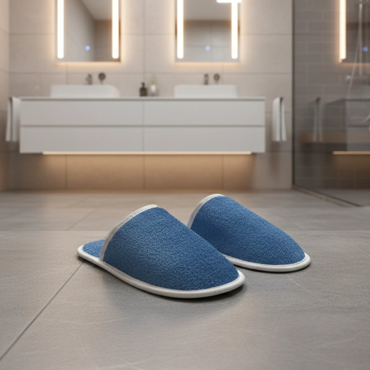 Towel slipper (Sky Blue) Main image