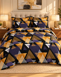 Triangle Abstract Sateen 6-Pc Comforter Set