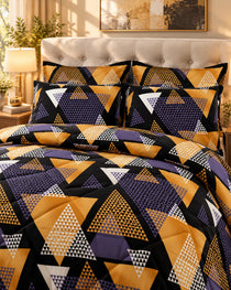 Triangle Abstract Sateen 6-Pc Comforter Set