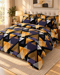 Triangle Abstract Sateen 6-Pc Comforter Set