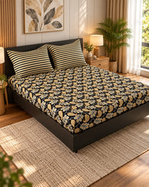 VENITIAN MARBLE  Xara Fitted Bed Sheet Set