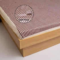 Water Proof Mattress Protector Stripe (Red)