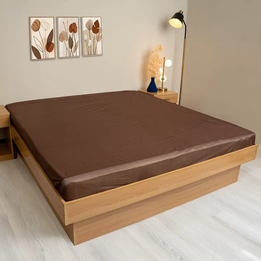 Water Proof Mattress Protector (Brown)