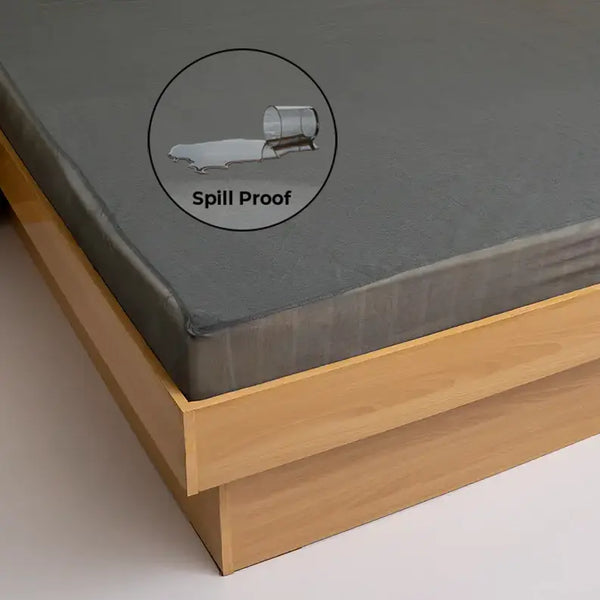 Water Proof Mattress Protector (Grey)