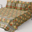 Xara Brown Floral Bed Sheet Set