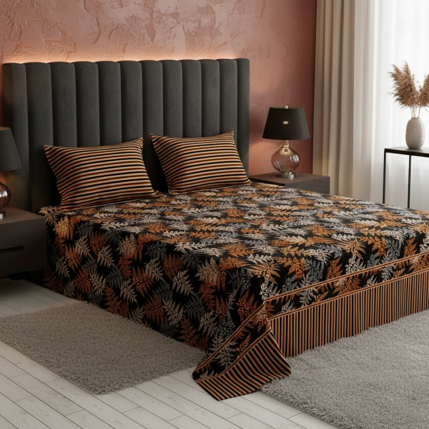 Xara Bed Sheet Set - 8733-34