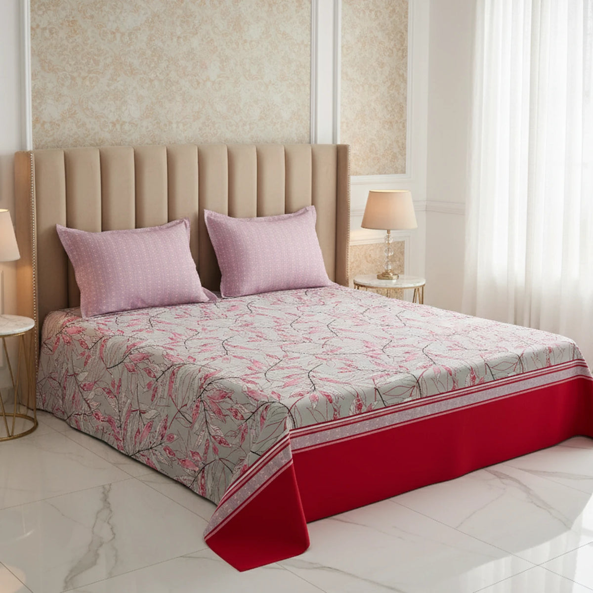 CHERRY BLOOM Xara Bed Sheet Set