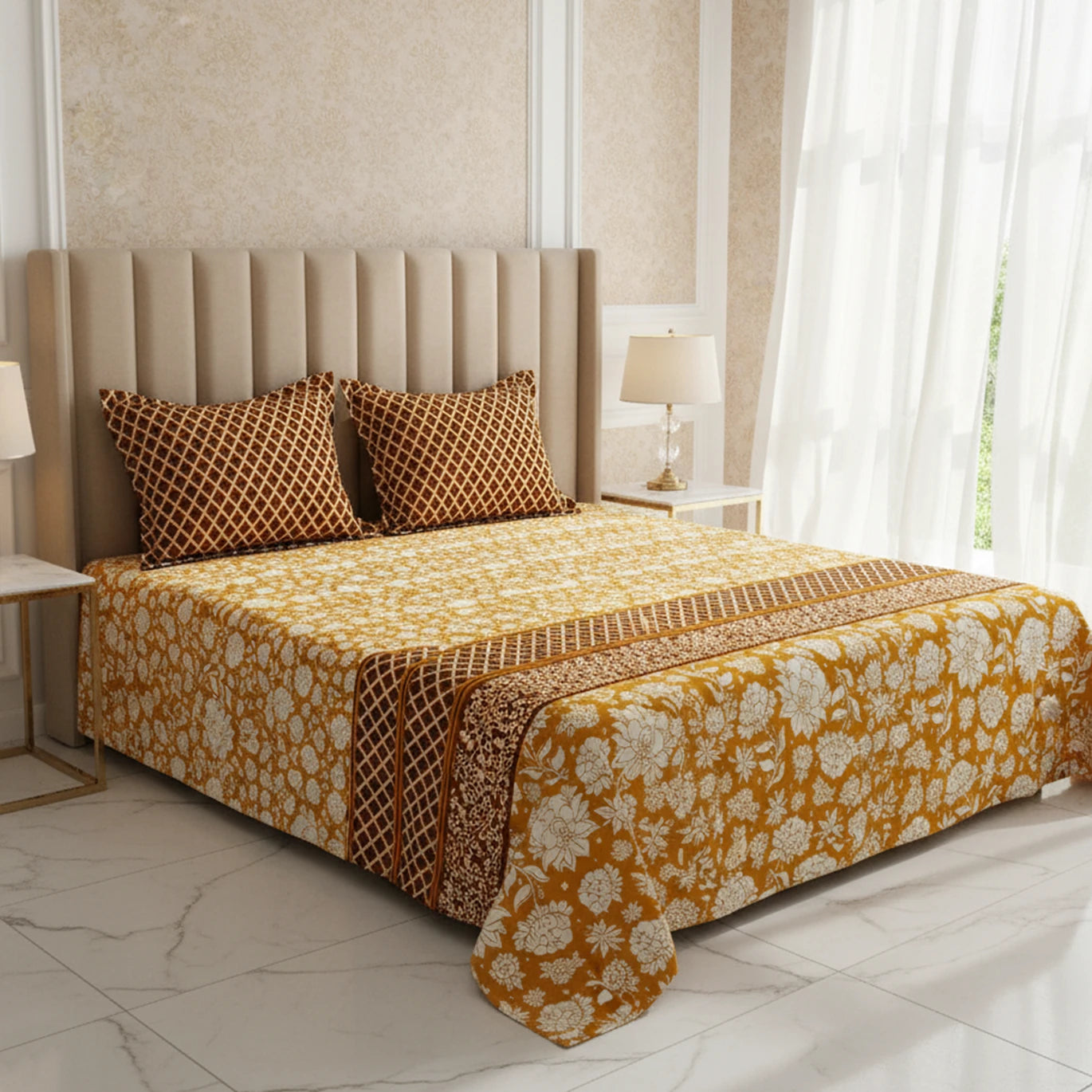 Xara Bed Sheet Set - 8817-18