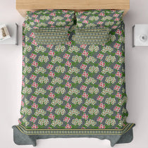 MOSS FLORAL Xara Bed Sheet Set
