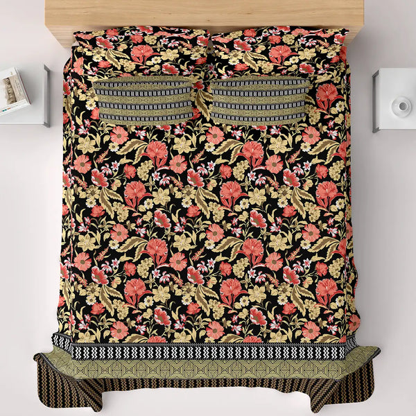 FLORAL BROCADE Xara Bed Sheet Set