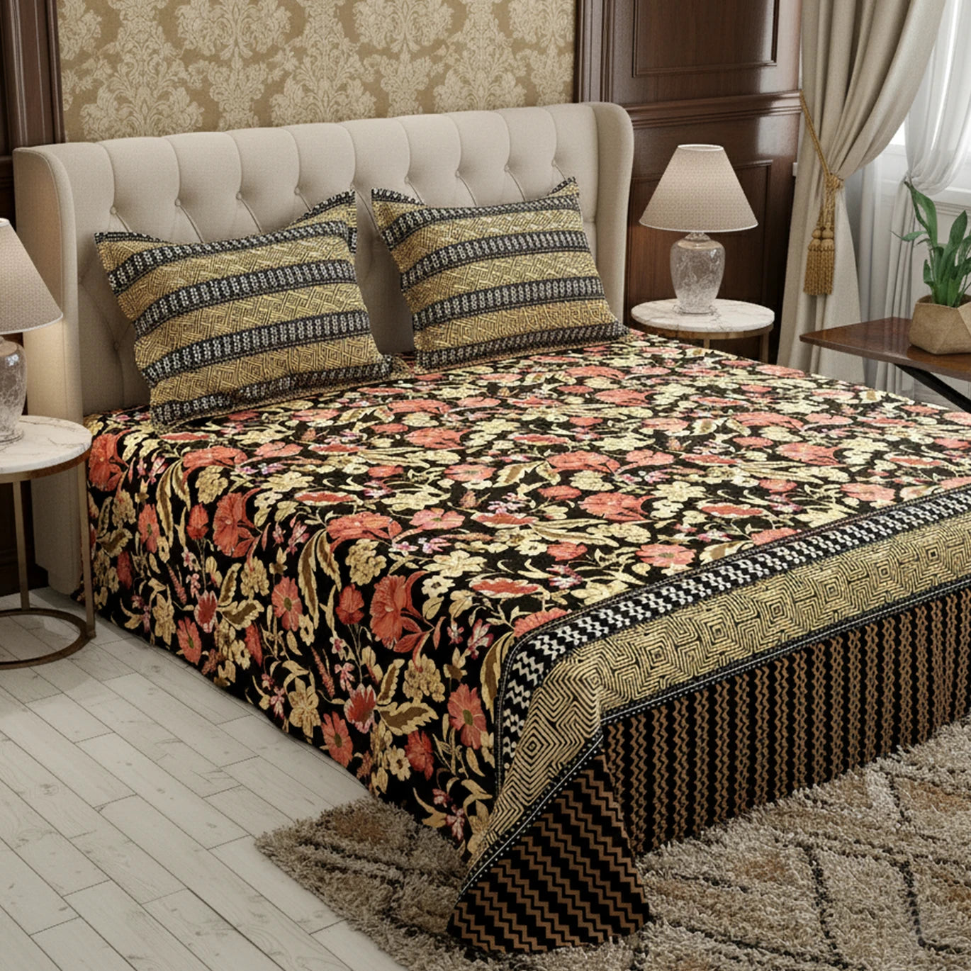 Xara Bed Sheet Set - 8852-53