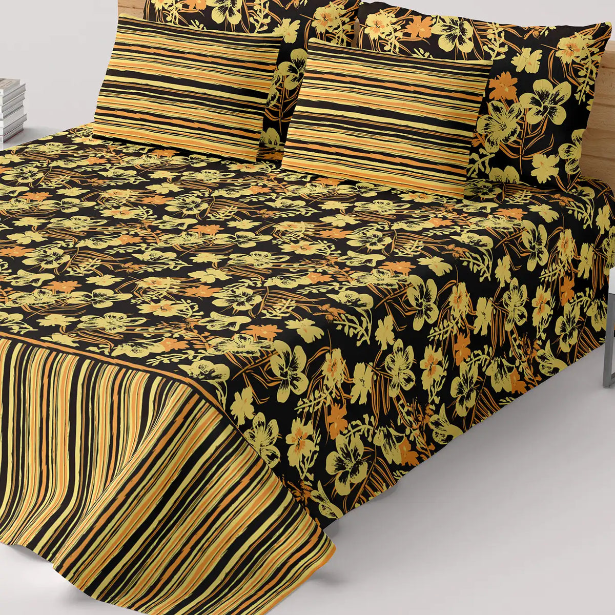 SUNSHINE BLOOM Xara Bed Sheet Set