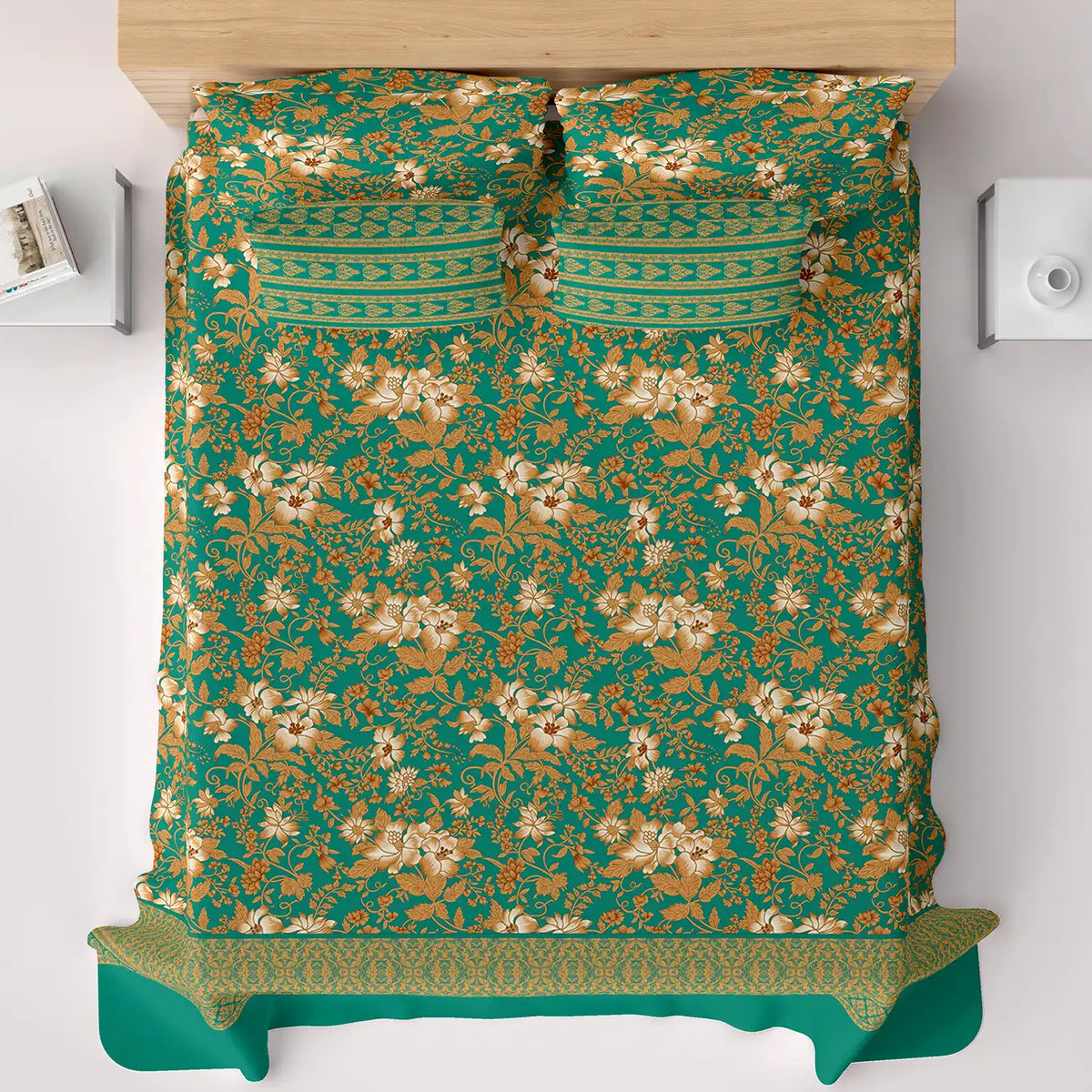 GREEN HARMONY  XARA BED SHEET SET