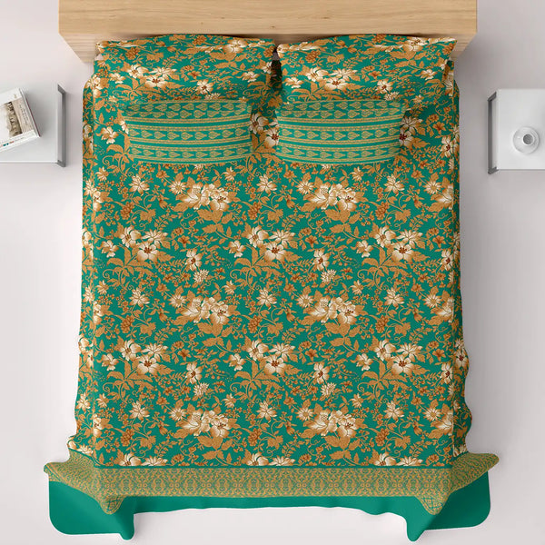 GREEN HARMONY  XARA BED SHEET SET
