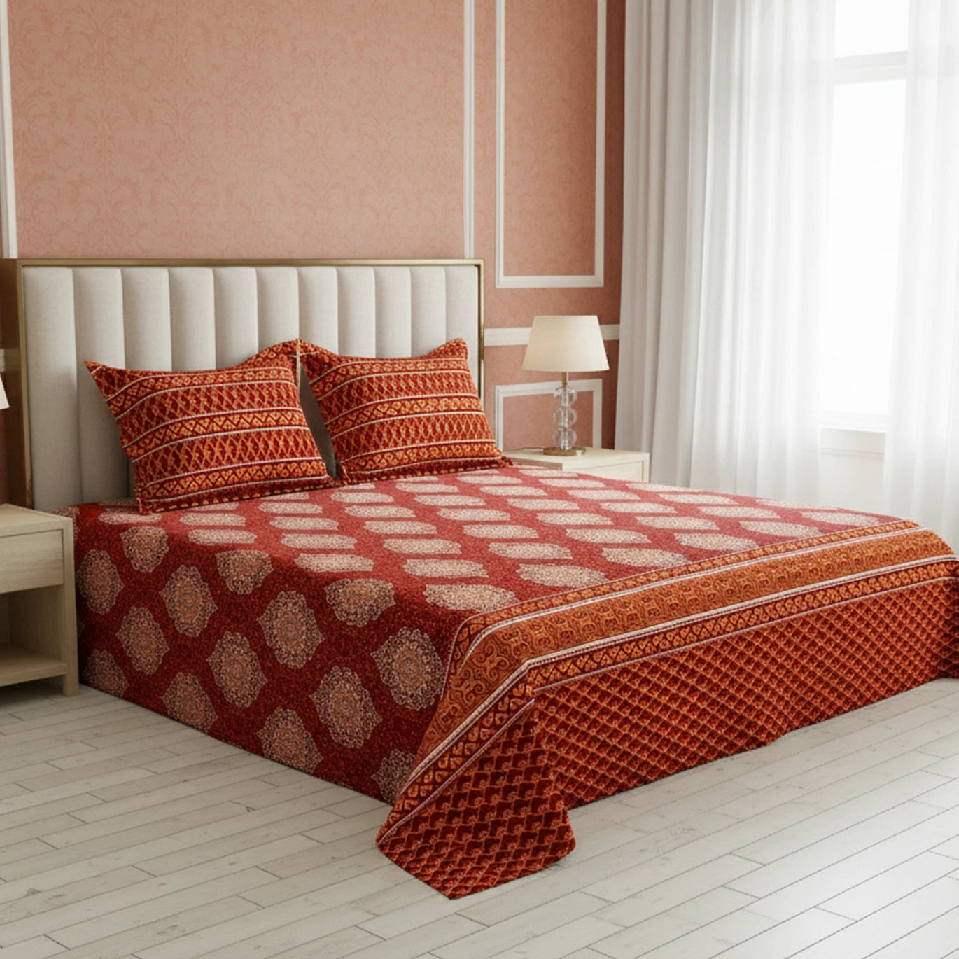 Xara Bed Sheet Set - 8908-09