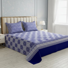 COOL BLUE XARA BED SHEET SET