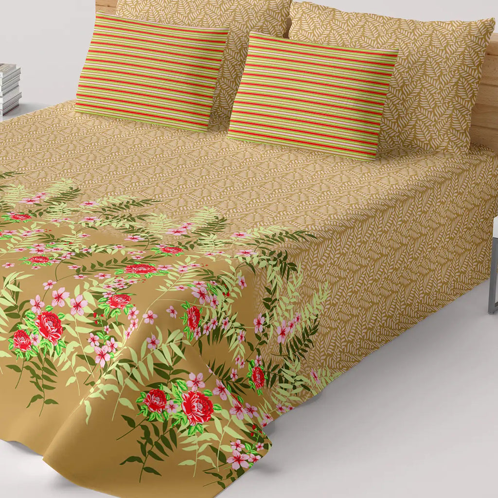 AUTUMN FLORAL XARA BED SHEET SET