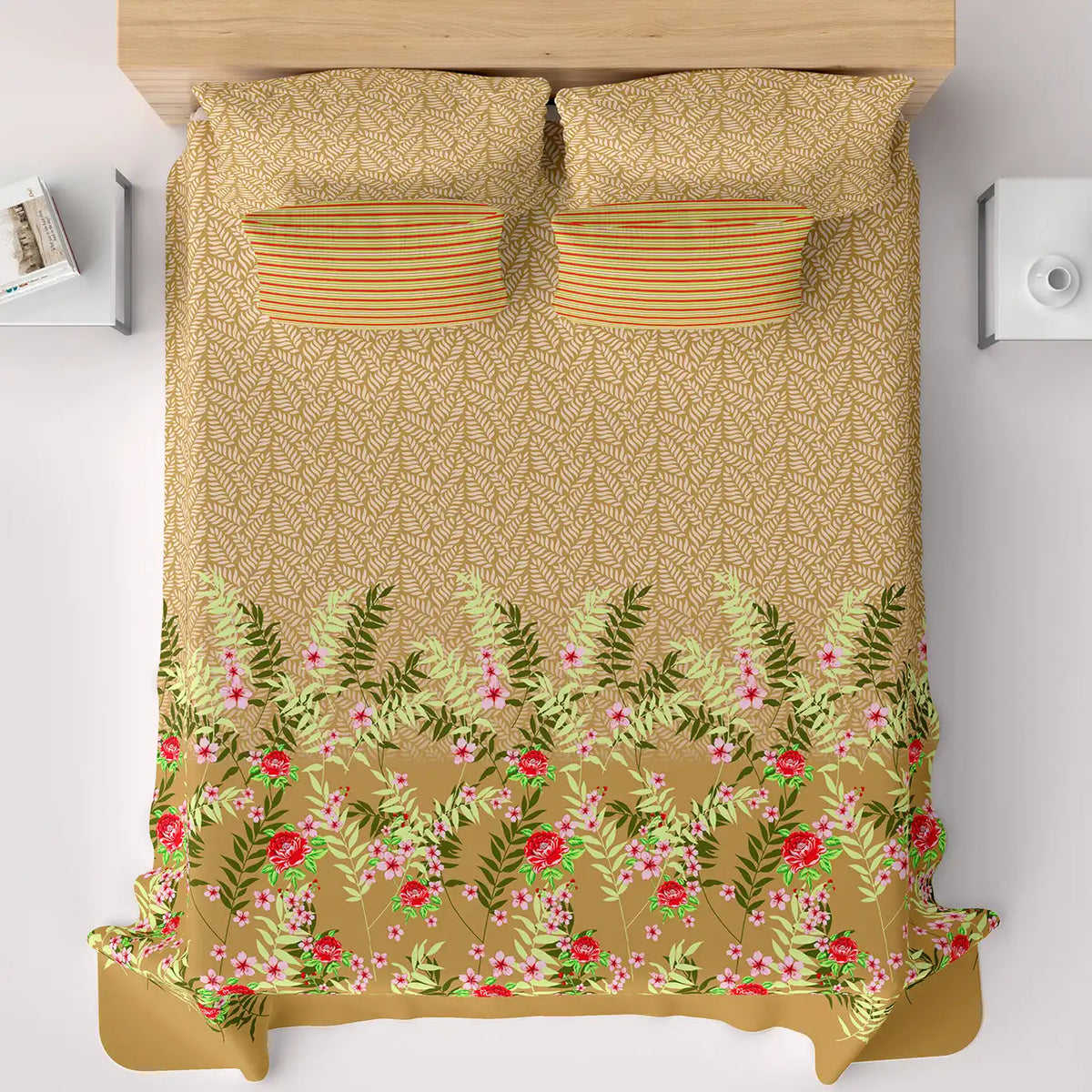 AUTUMN FLORAL XARA BED SHEET SET