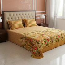 AUTUMN FLORAL XARA BED SHEET SET
