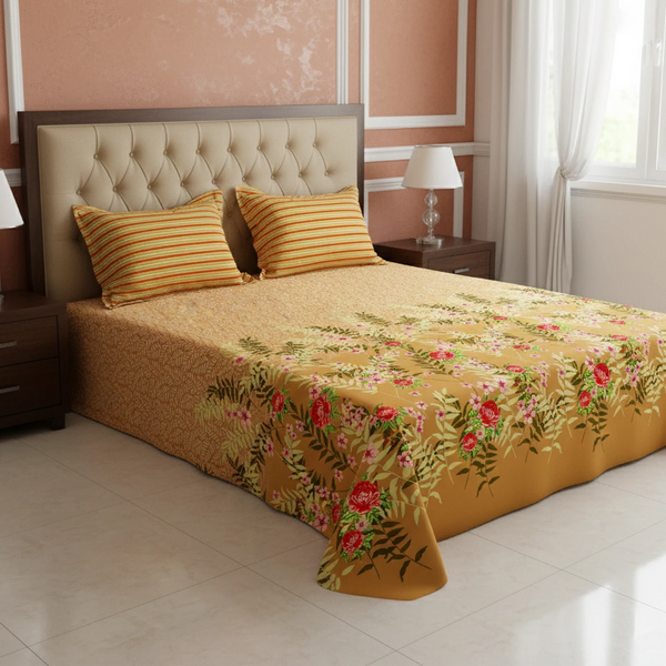 AUTUMN FLORAL XARA BED SHEET SET