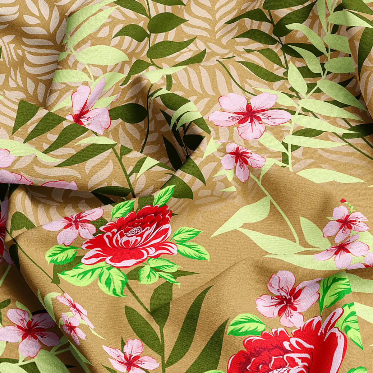 RUSTIC FLORAL Xara Fitted Bed Sheet Set
