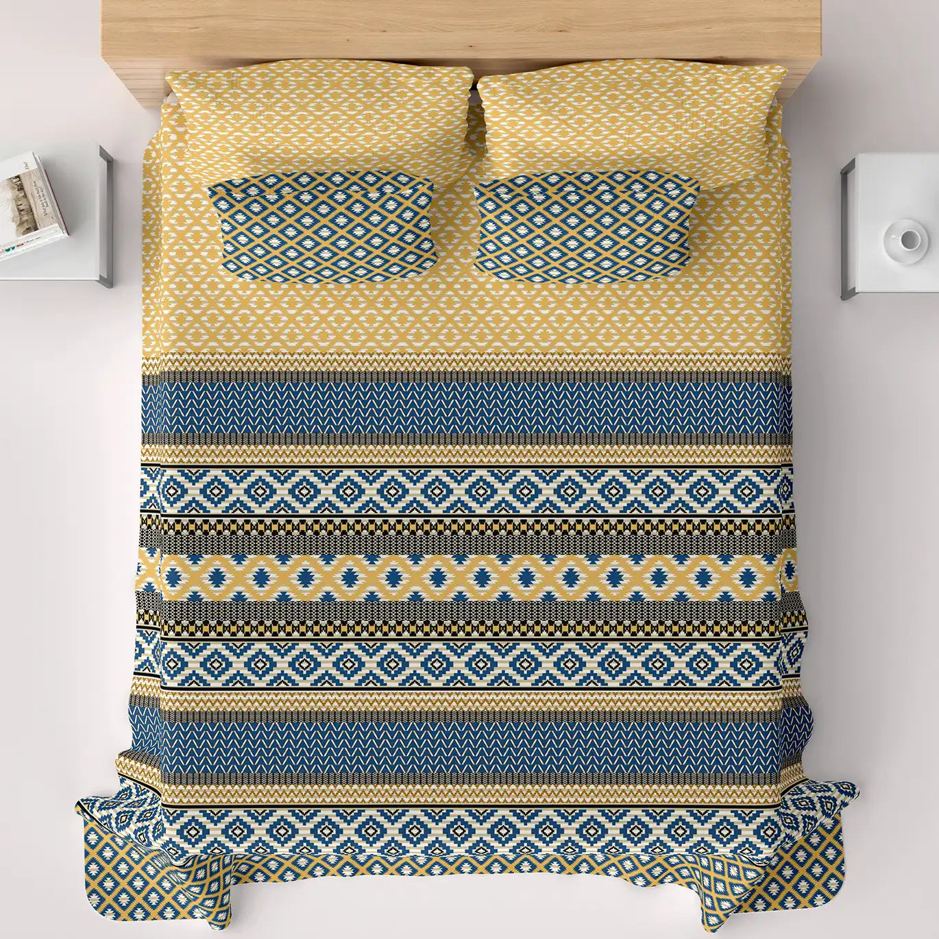 Xara Bed Sheet Set - 9047-48