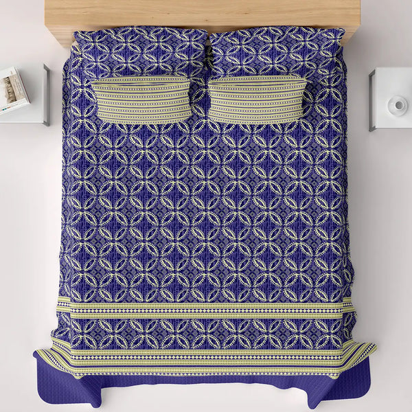 MAJESTIC BLUE XARA BED SHEET SET