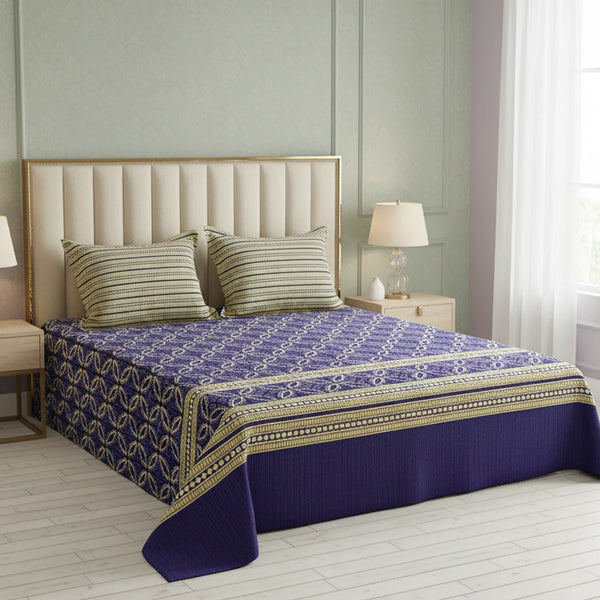 MAJESTIC BLUE XARA BED SHEET SET
