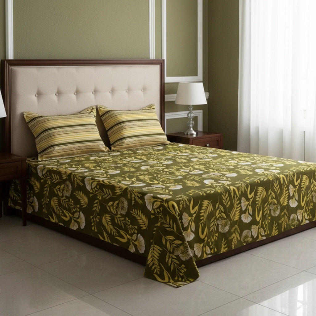 LEAF HARMONY XARA BED SHEET SET