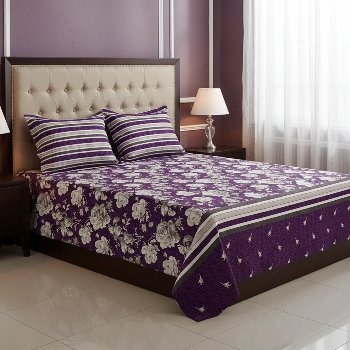 Xara Bed Sheet Set - 9112-9115