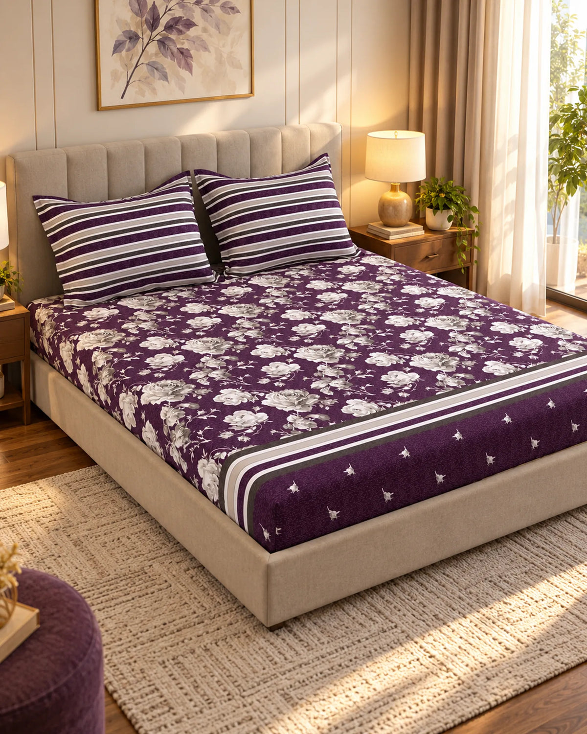 Xara Fitted Bed Sheet Set 9112 - 15 Main image