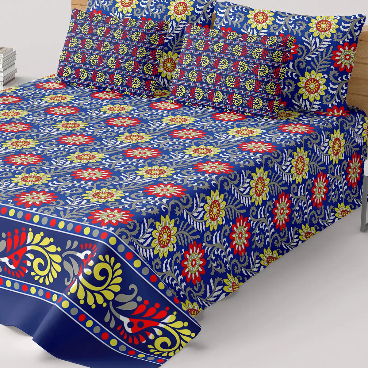 OCEAN FLORA Xara Bed Sheet Set