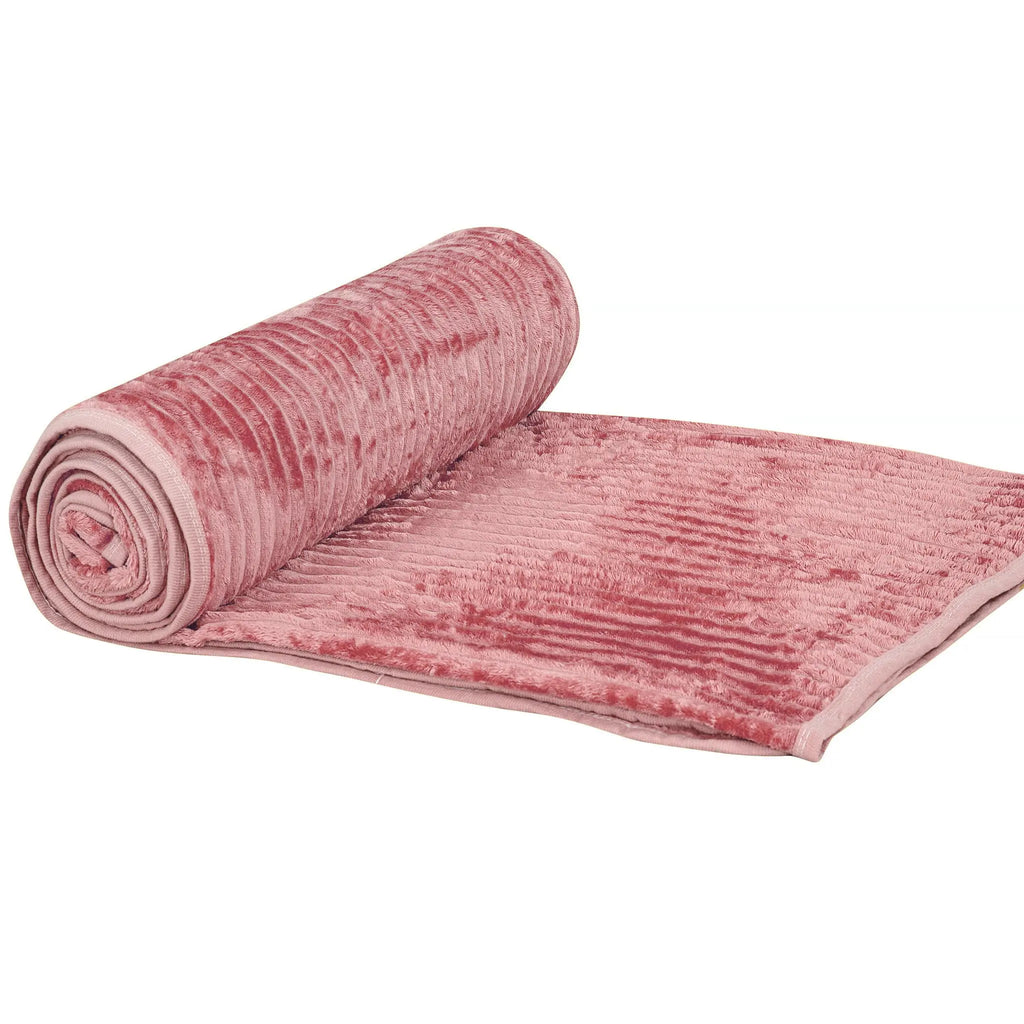Linning Fleece Blanket (Baby Pink)