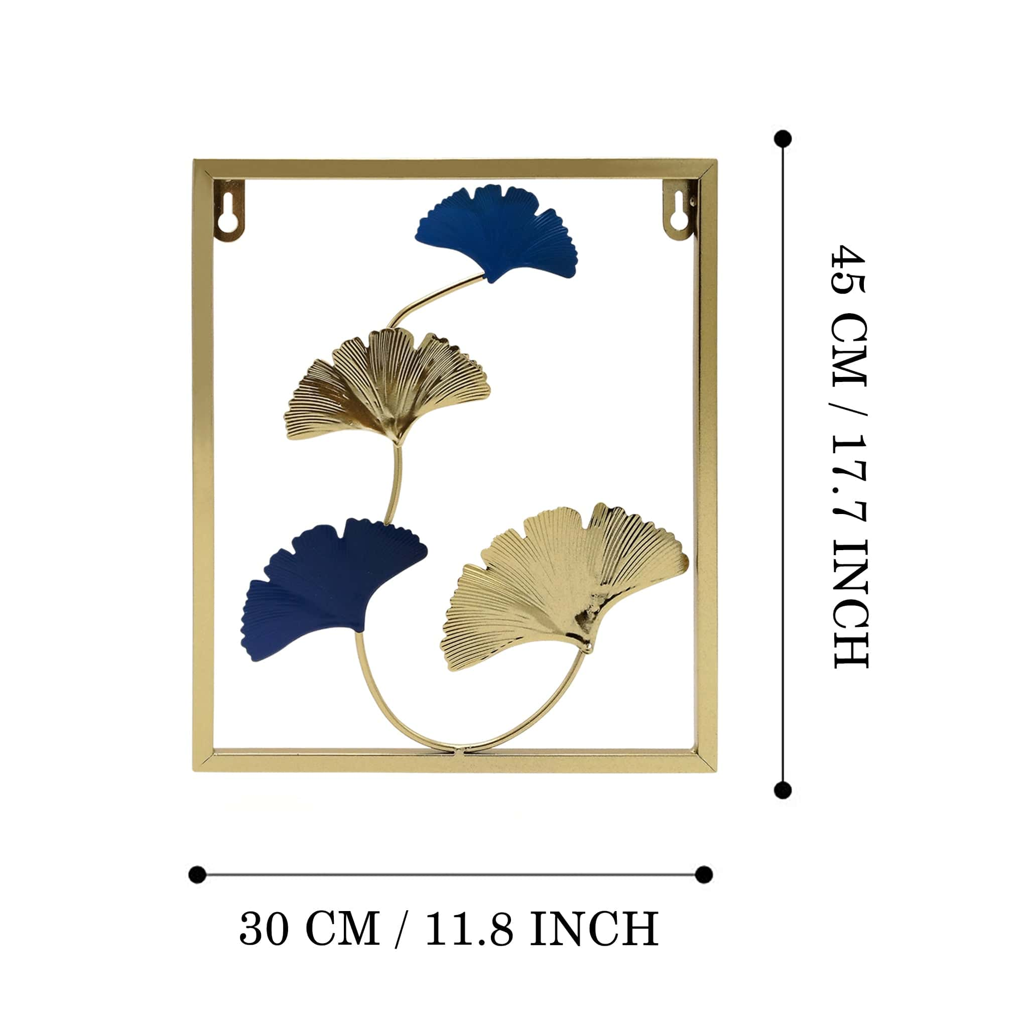 Modern Ginkgo Leaf Wall Sculpture - RHS-HD-WF-009