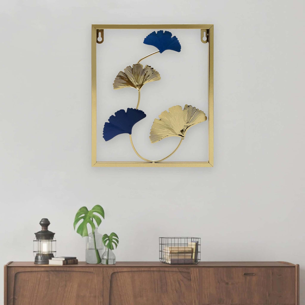 Modern Ginkgo Leaf Wall Sculpture - RHS-HD-WF-009 Main image