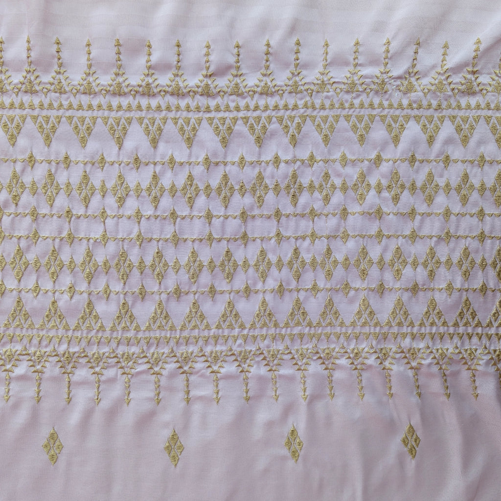 RHS 5 pcs Embroidered Bedsheet Set (Pink)
