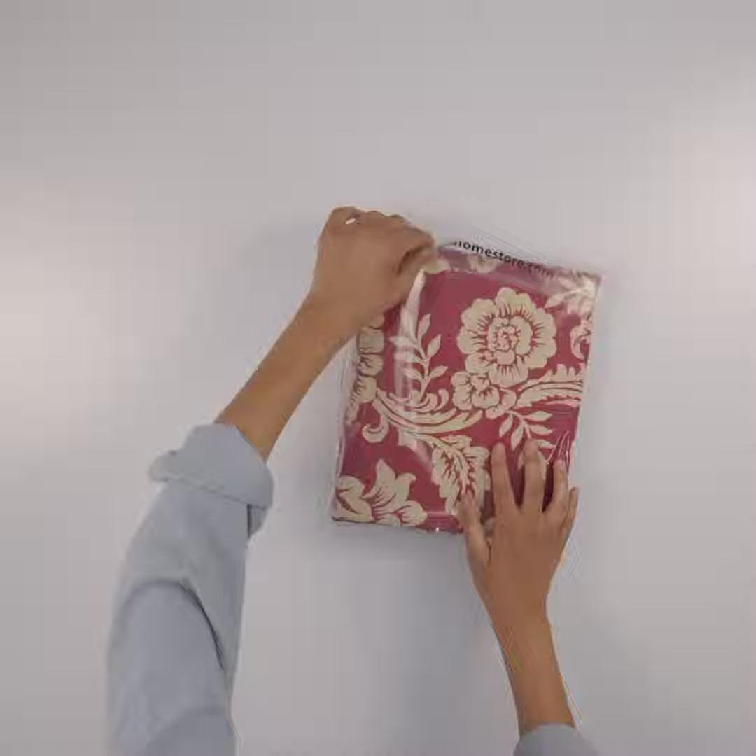 Red Statement Luxury Cotton Percale Bedsheet