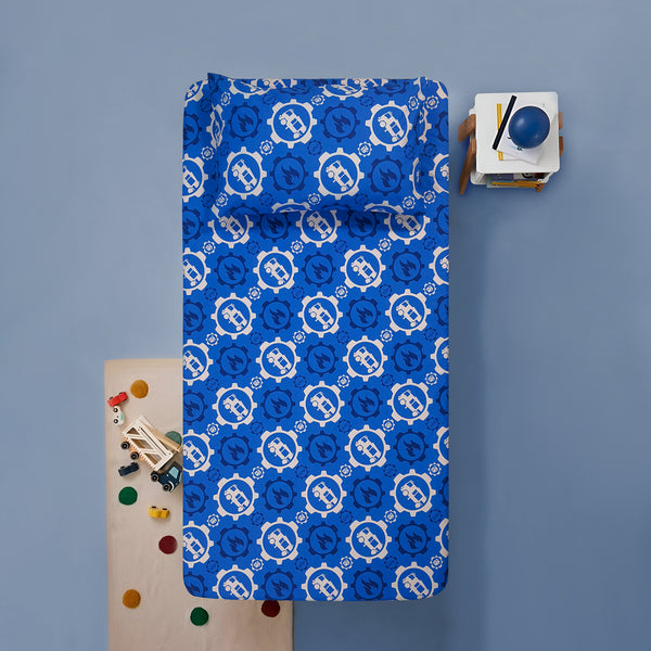 Truck Time Cotton Kids Fitted bedsheet