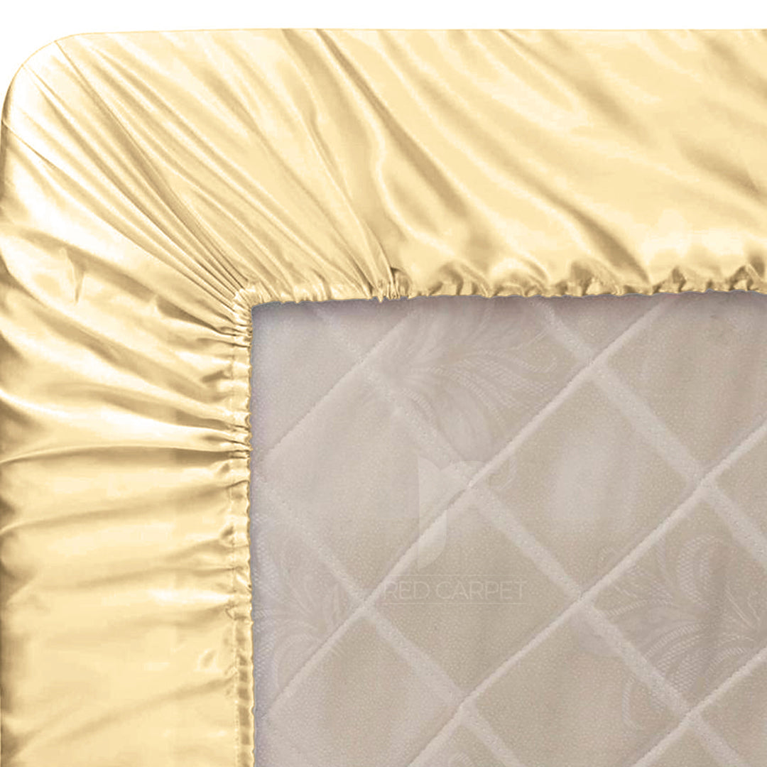 RHS Silk Fitted Bedsheet (Fawn)